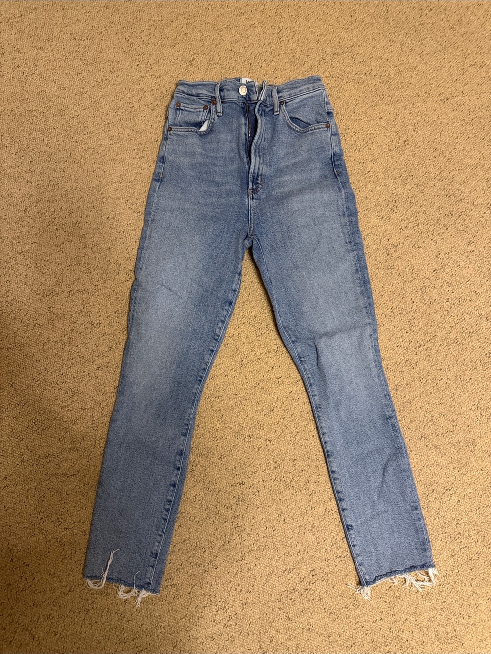 AGOLDE ultra high rise jeans